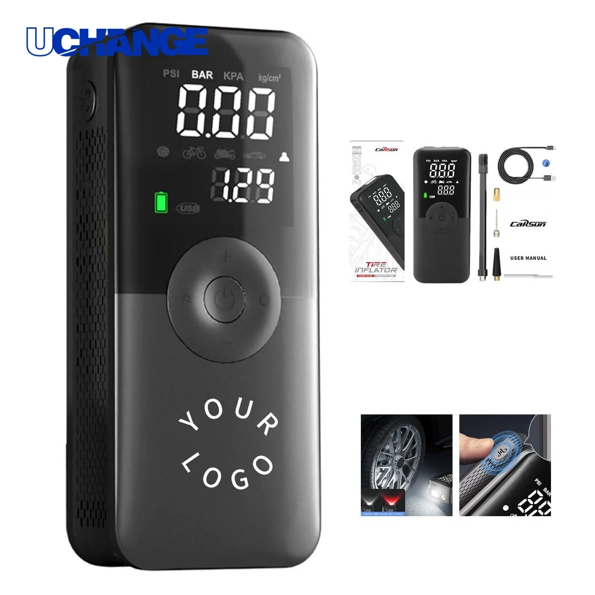 LED Air Pump Tool with Power Bank 1