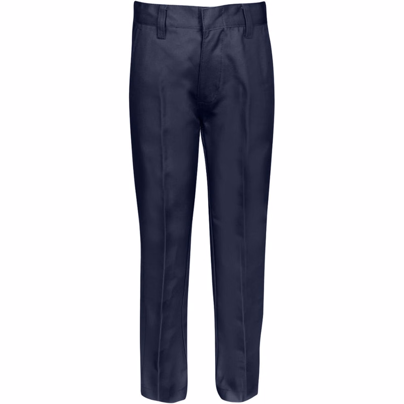 Boys' Uniform Pants - Navy Size 4 Double Layer Knee