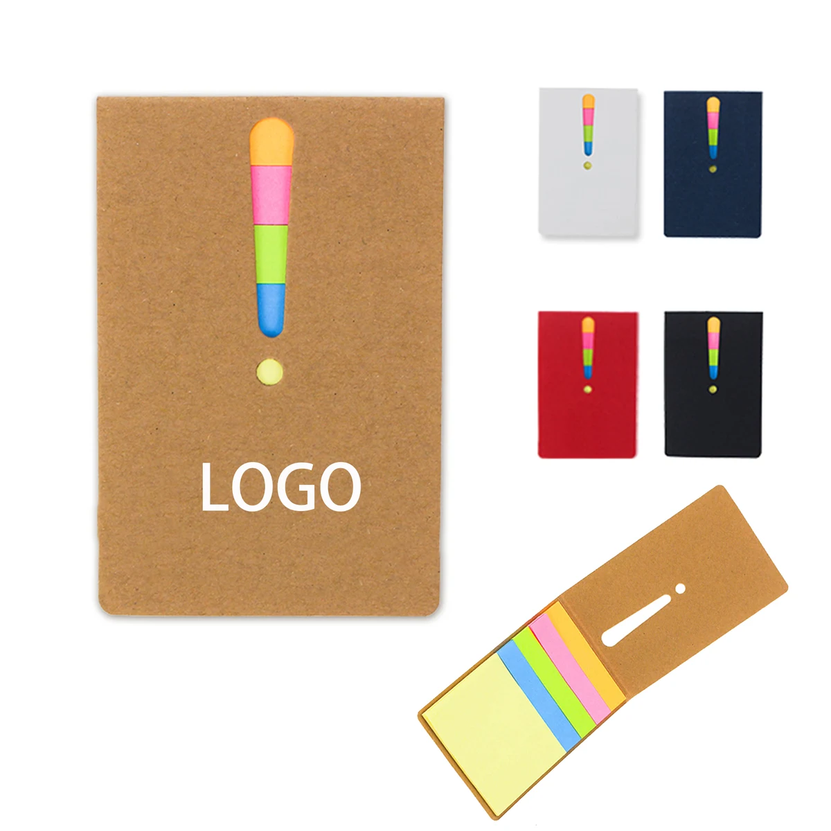 MOQ:50pcs Logo Sticky Notes 1