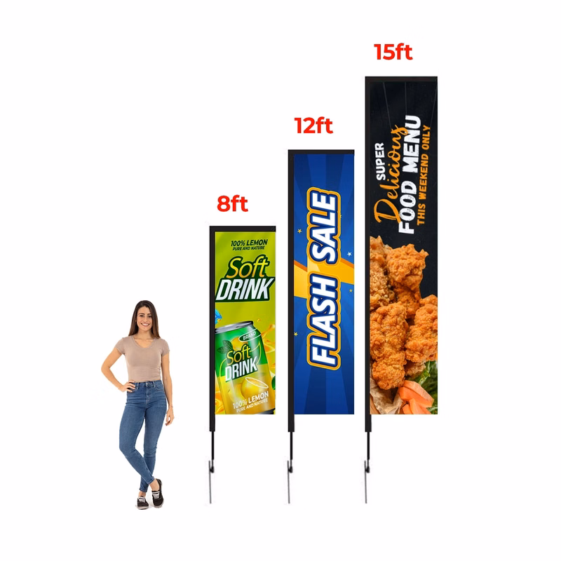 Rectangular Feather Flag Replacement