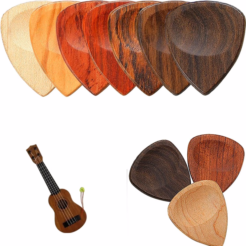 Flexible Wooden Guitar Picks
