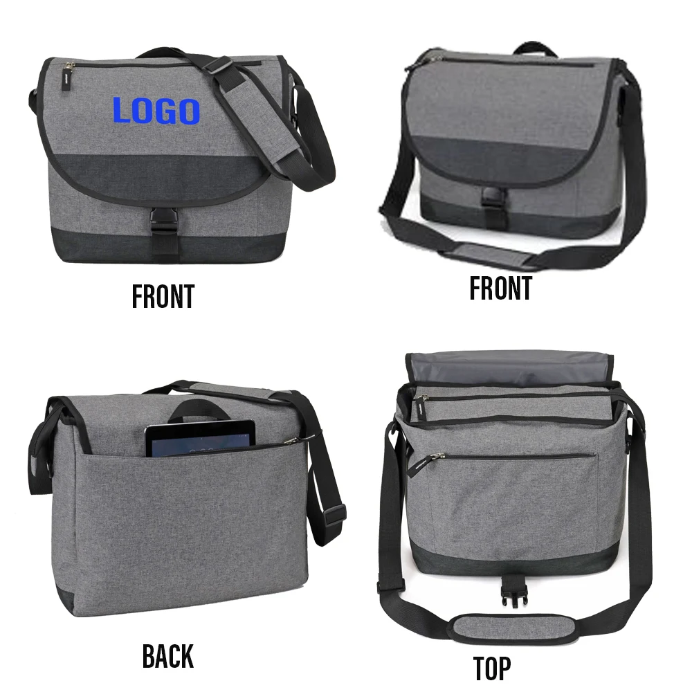 Heathered Messenger Computer Bag 1