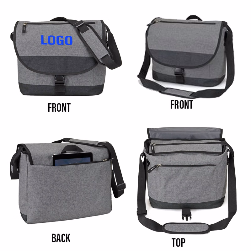 Heathered Messenger Computer Bag