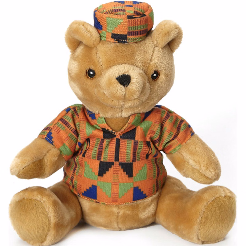 10" Ashante Kente Bear