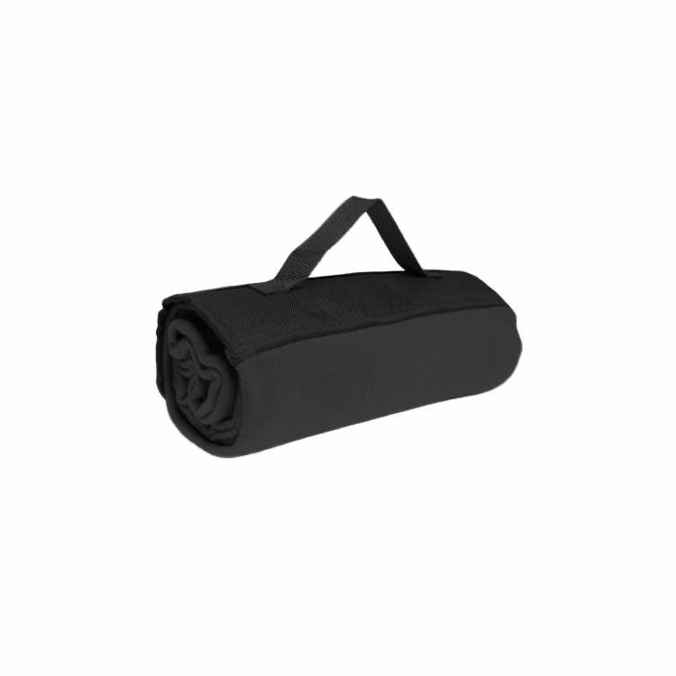 47"x53" Roll Up Fleece Blanket - Black