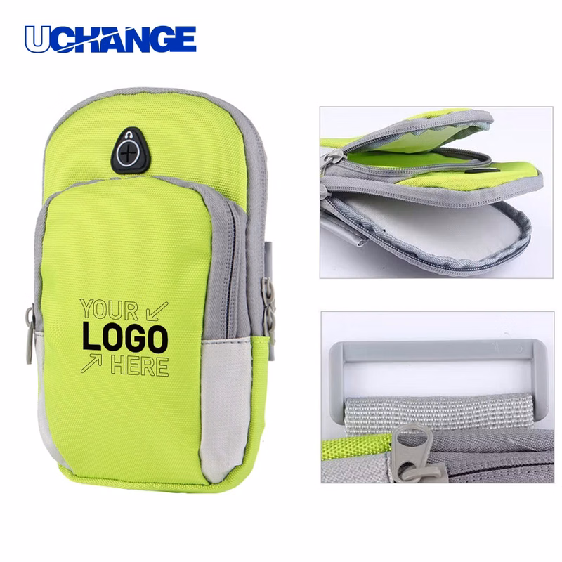 Unisex Nylon Cell Phone Arm Bag Holder