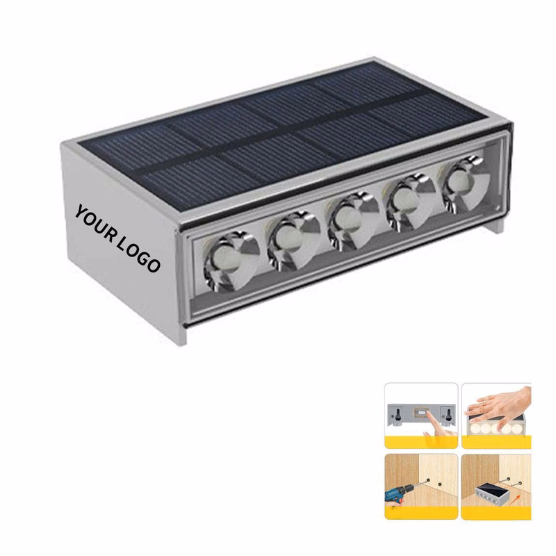 Solar Powered Light for Stairs and Walkways