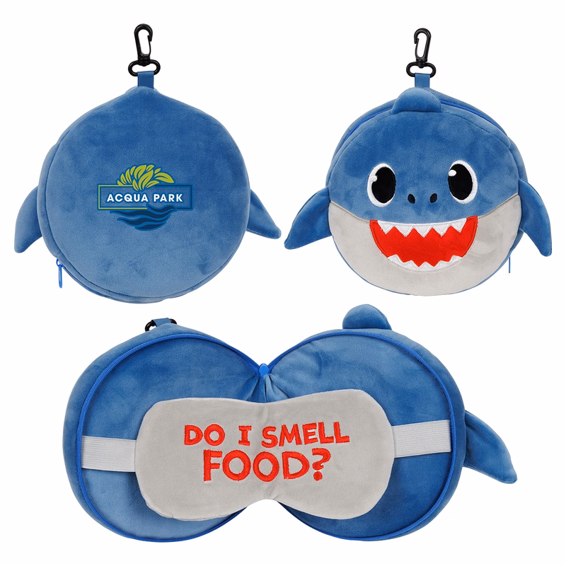 Comfort Pals™ Shark 2-in-1 Pillow Sleep Mask