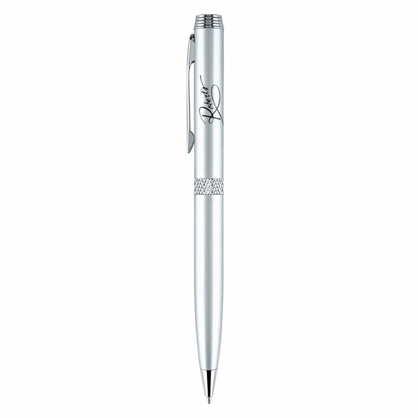 Apolo-II Satin Chrome Metal Pen, Ballpoint pen