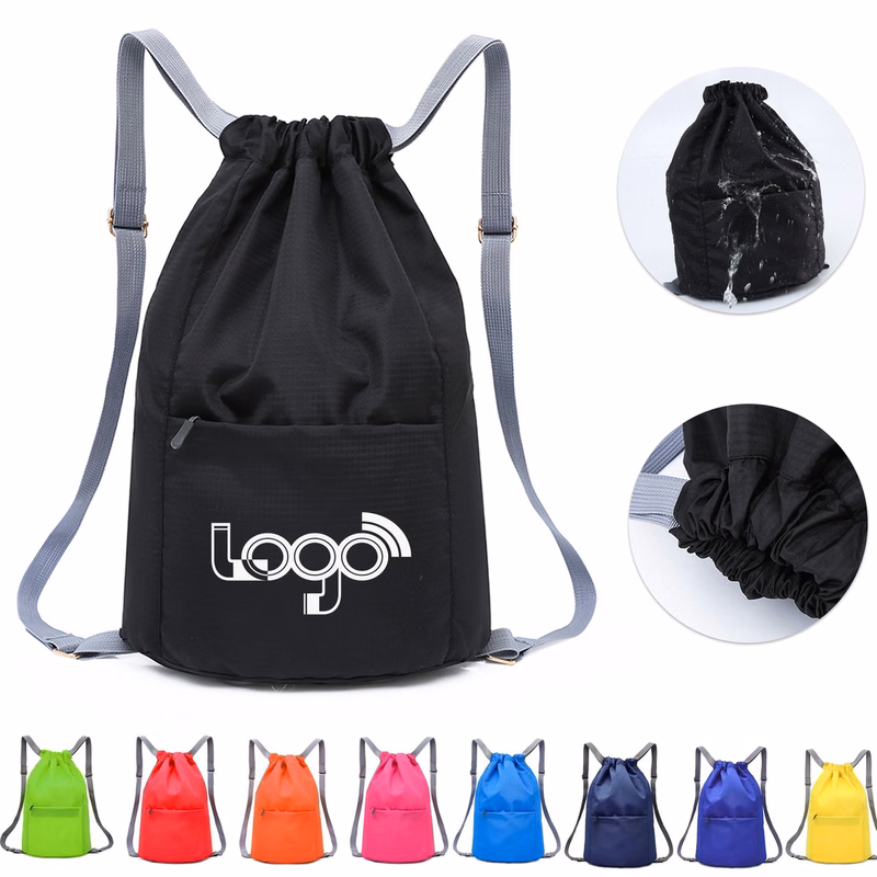 Drawstring Backpack Bag Sport Sackpack