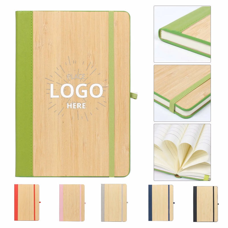 PU Bamboo Notebook