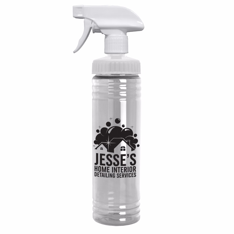24 oz. Transparent Spray Bottle