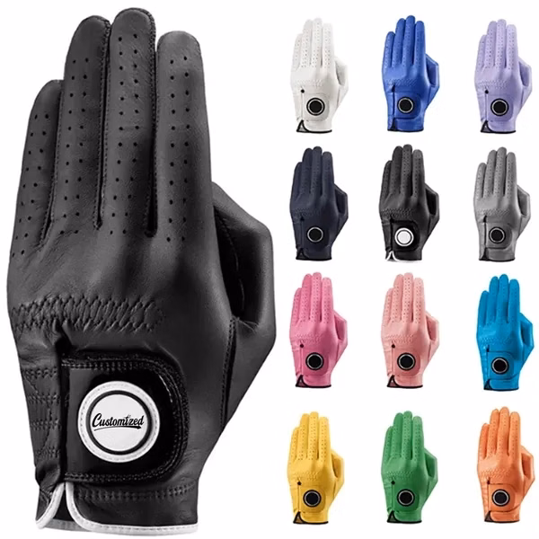 Custom Premium Sheepskin Leather Golf Glove — Corporate Tournament & Club Event Promo
