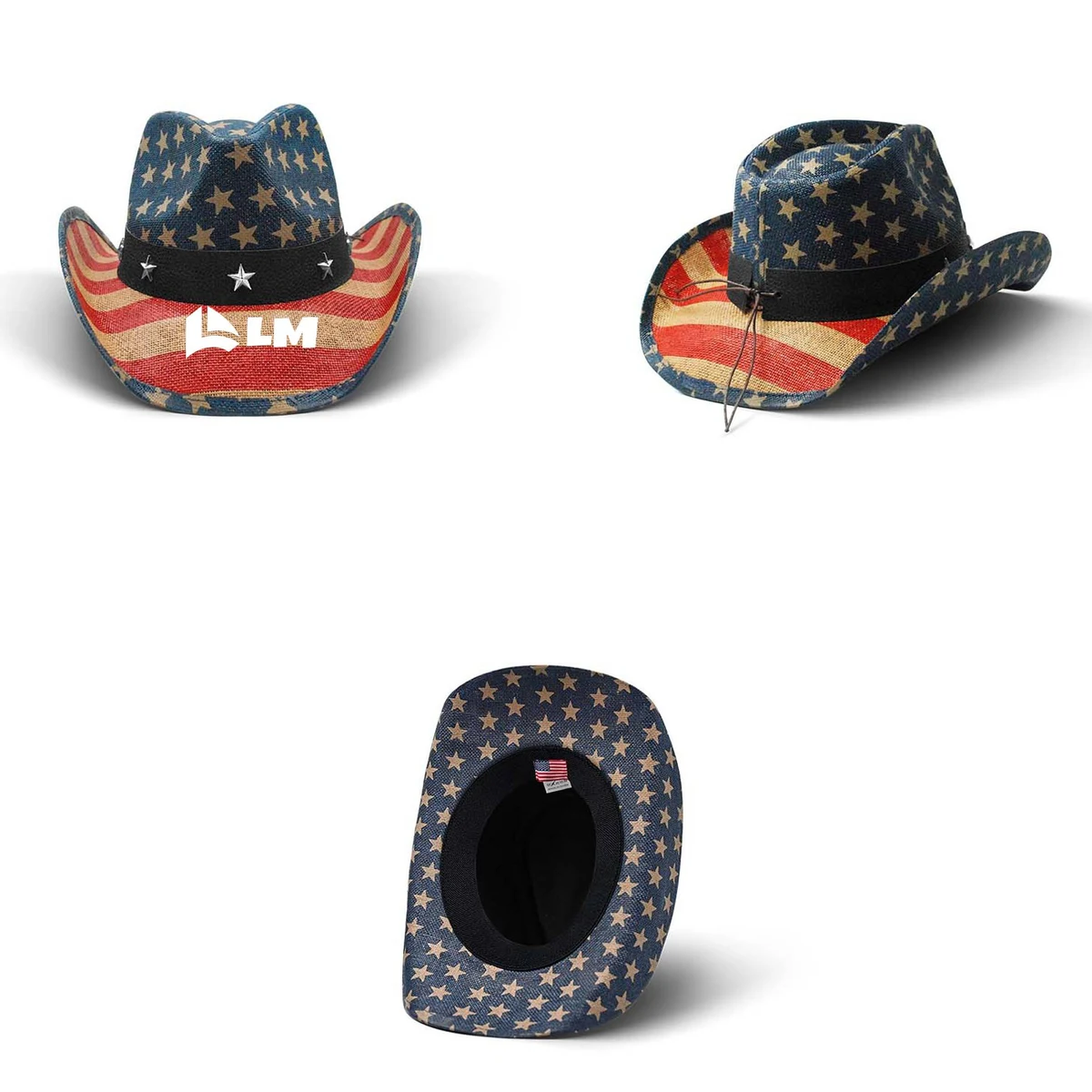 Cowboy Hat With Windproof Rope 1