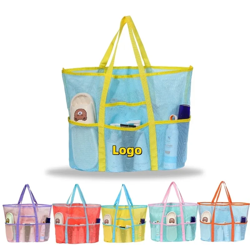 23.6" Big Size Quick-Dry Mesh Beach Bag 1