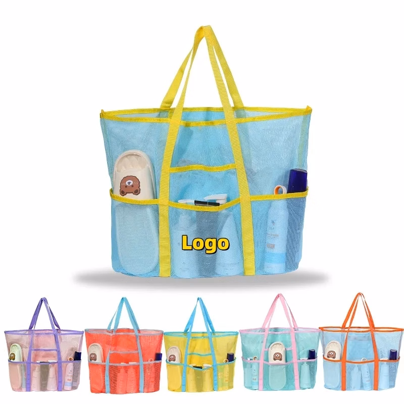 23.6" Big Size Quick-Dry Mesh Beach Bag