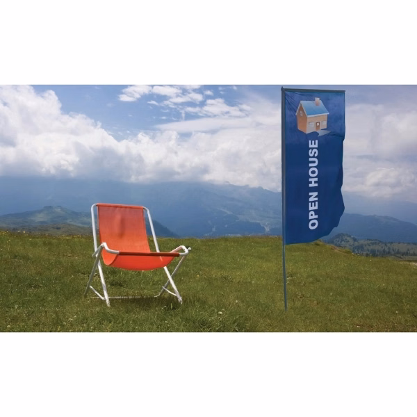 6' Advertising Standard Tower Flag Kit