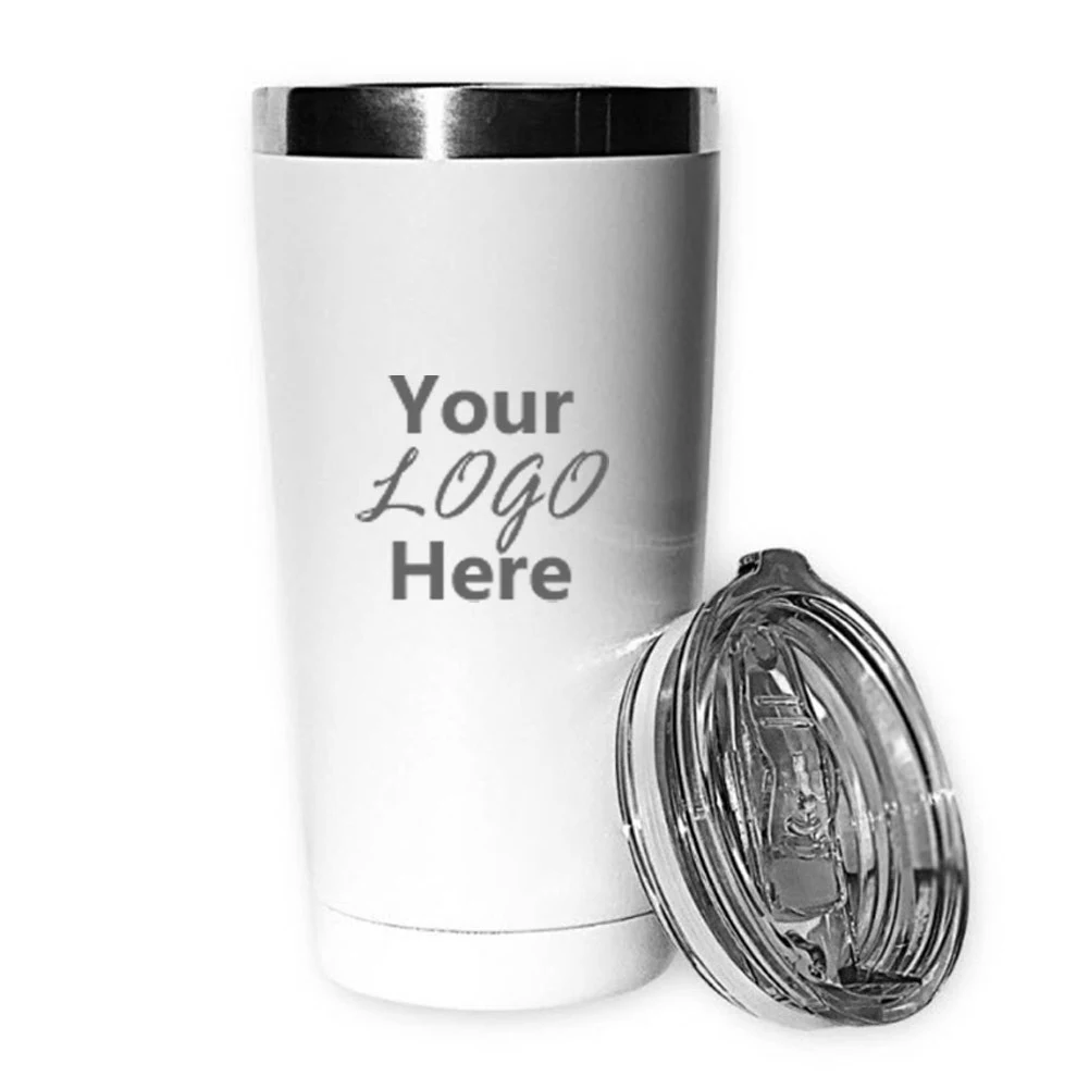 20 Oz. Travel Tumbler Double Insulated Stainless Steel with Closed Slider Lid 1