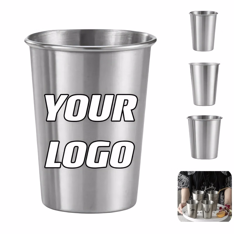 13.5 oz Stainless Steel Pint Cups Unbreakable Drinkware
