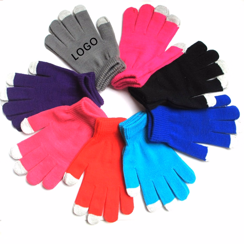 Knitted Touchscreen Mittens MOQ 100 Pairs