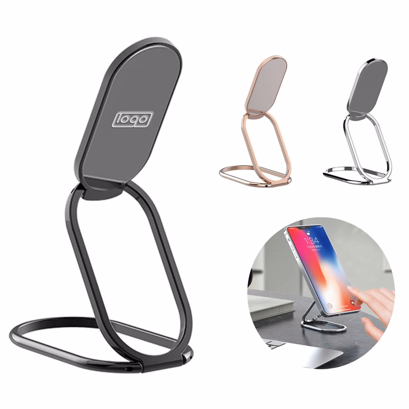 Metal Folding Back Sticker Phone Ring Holder