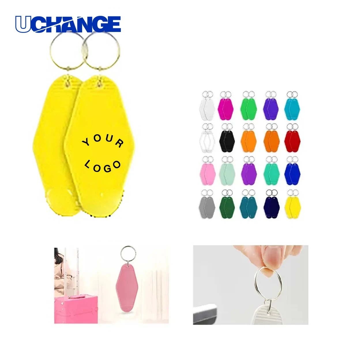Lightweight ABS Key Fob Keychain for Everyday Carry 1