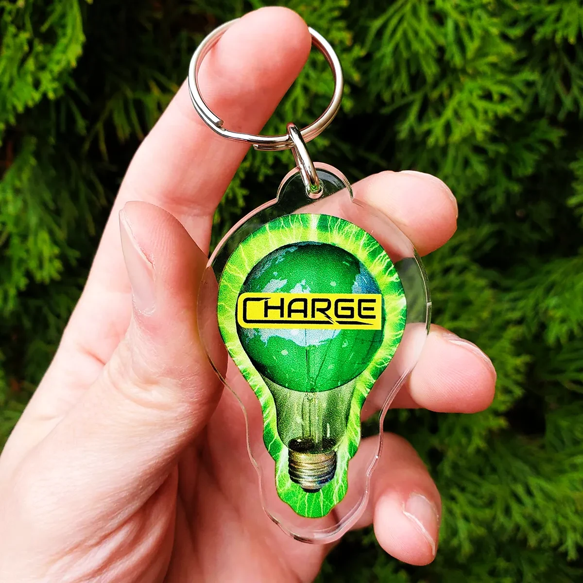Custom Ultra Vivid Color Keychain 1