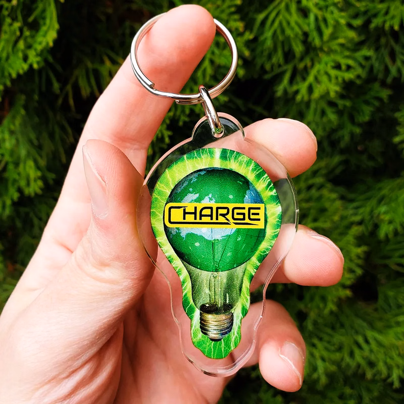 Custom Ultra Vivid Color Keychain