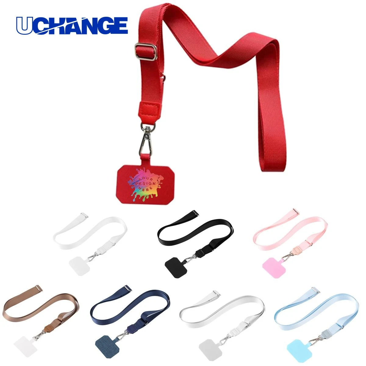 Full Color Polyester Long Phone Lanyard 1