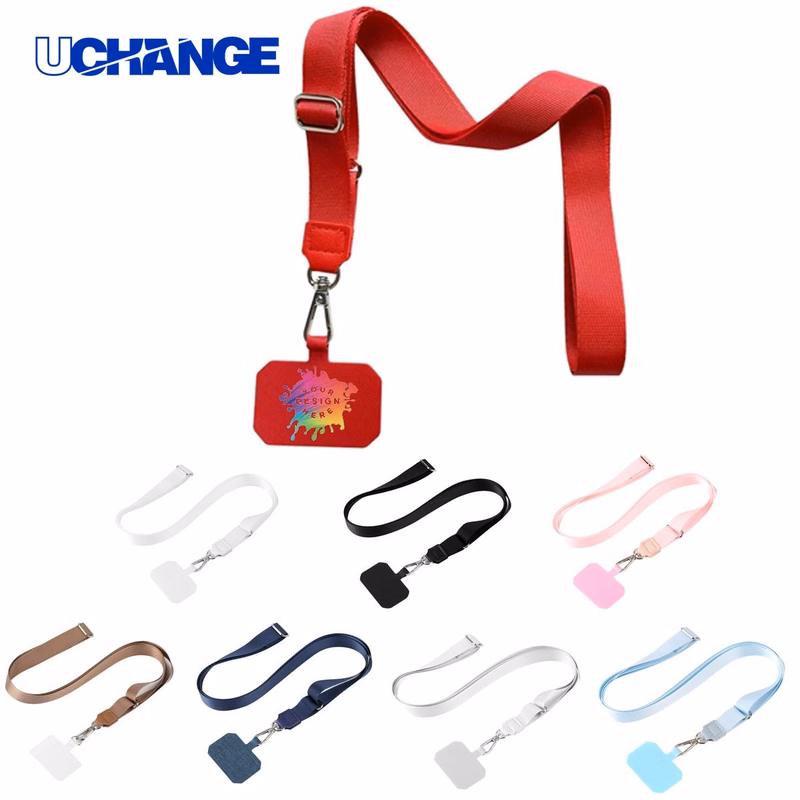 Full Color Polyester Long Phone Lanyard