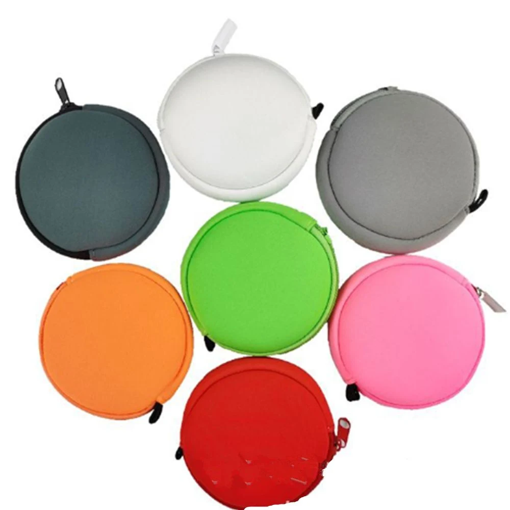 Zippered Neoprene Mini Coin Pouch 1