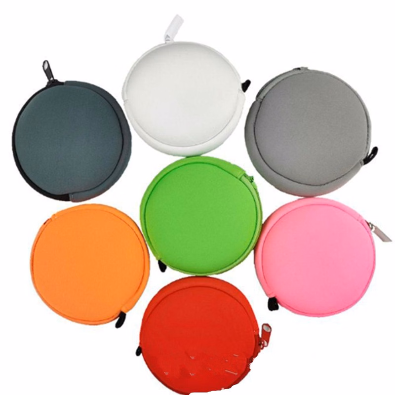 Zippered Neoprene Mini Coin Pouch