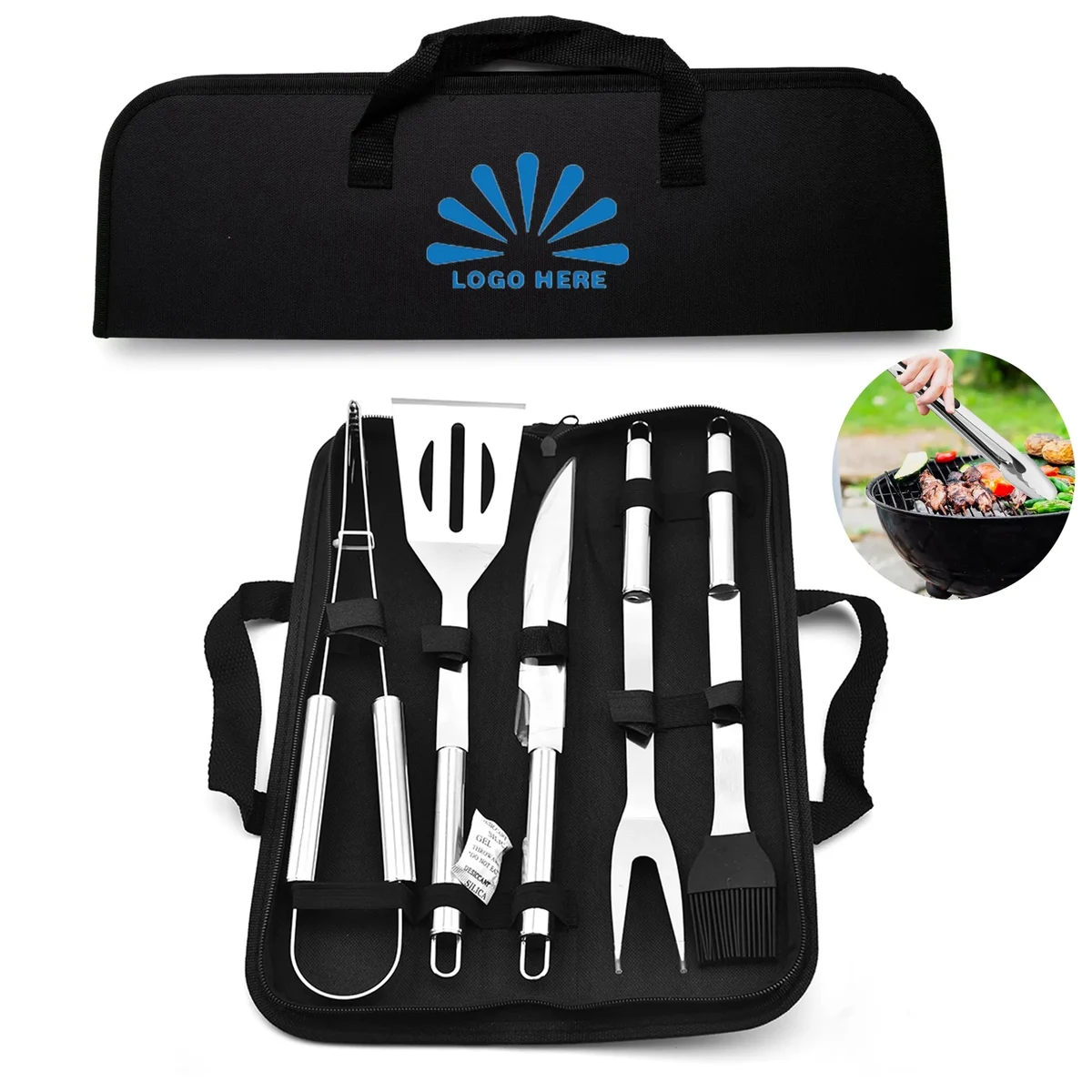 Stainless Steel Outdoor Grill 5-Piece Set 1
