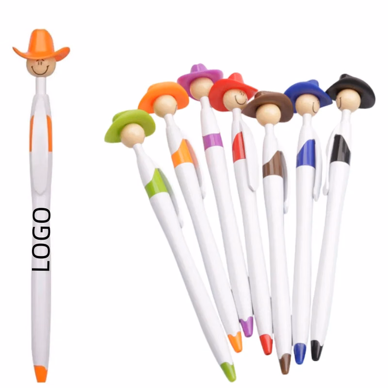 Cowboy Hat Retractable Ballpoint Pen