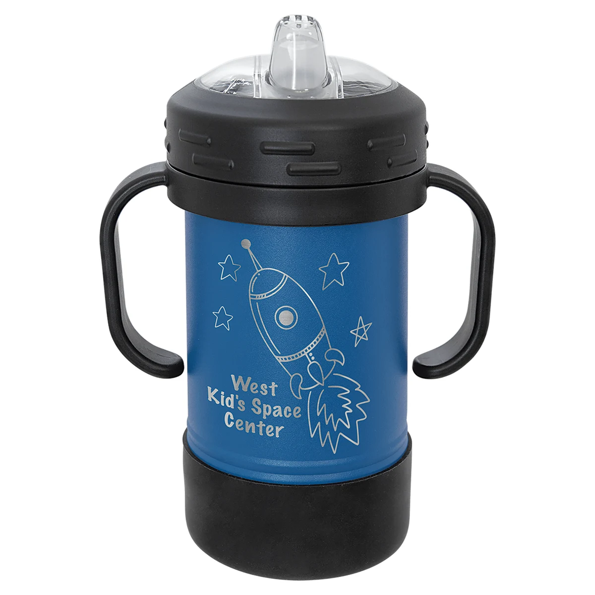 Polar Camel 10 oz. Royal Blue Sippy Cup 1