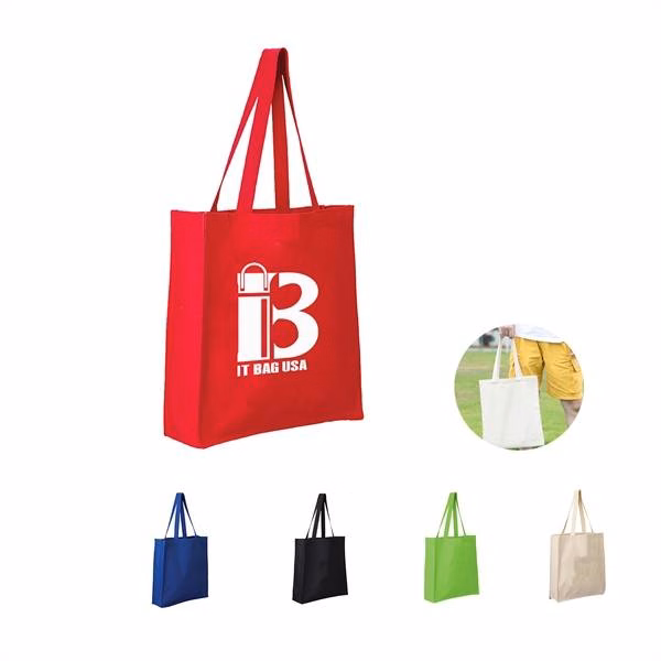 Foldable Cotton Canvas Grocery Tote Bag