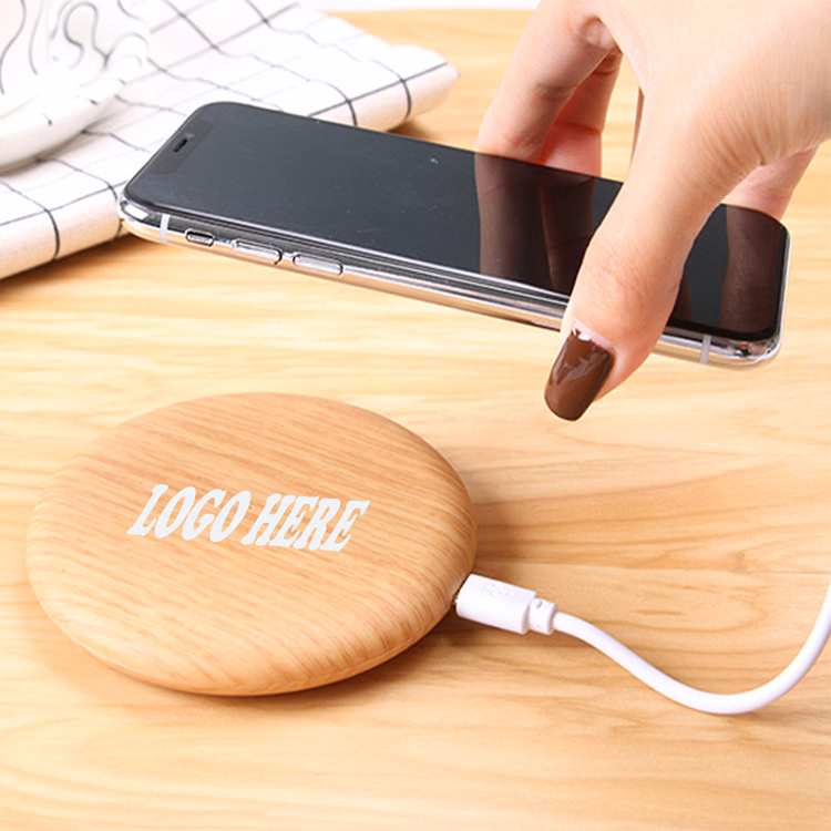 Fast Wireless Charge Wooden Wireless Charging Pad 5W