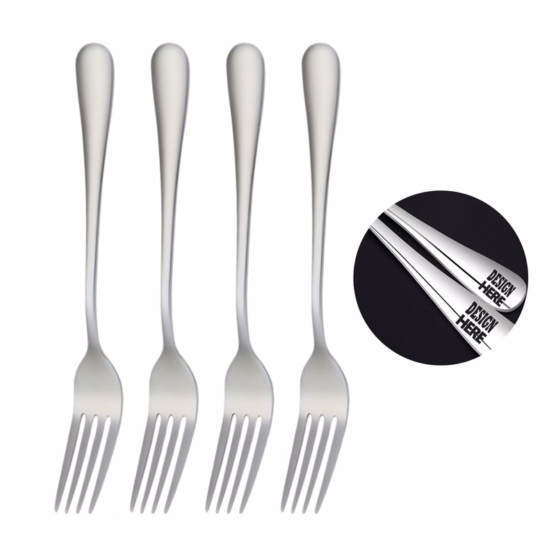 8 Inch Food Grade 304 Stainless Steel Fork