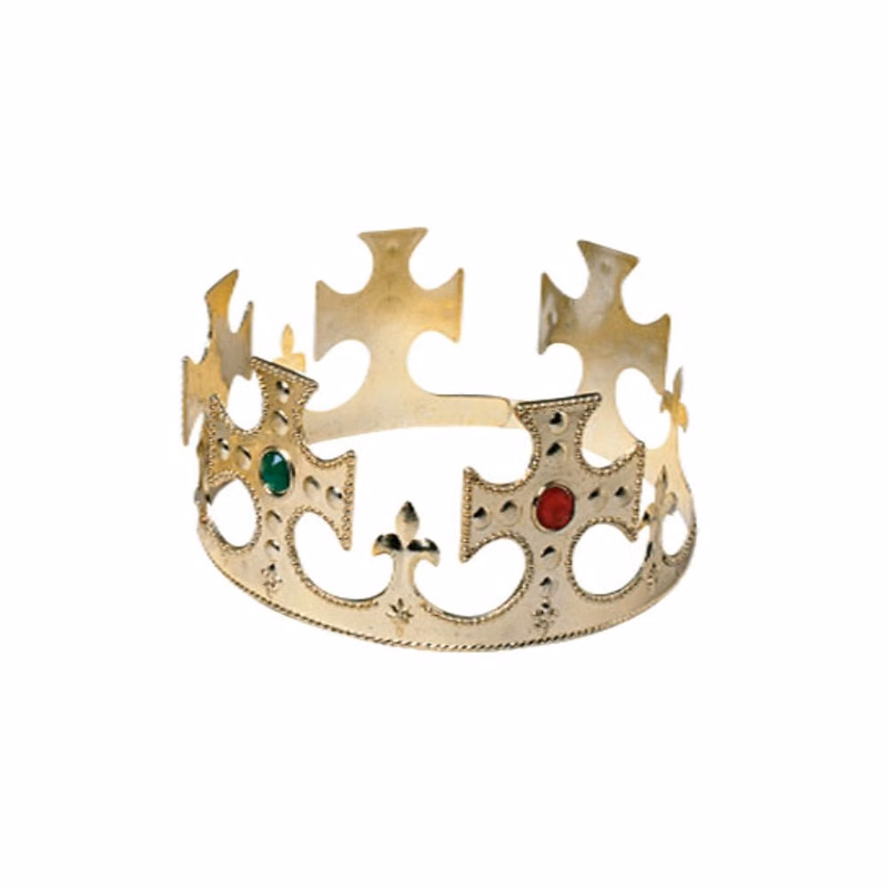 Plastic King Crowns - Adjustable