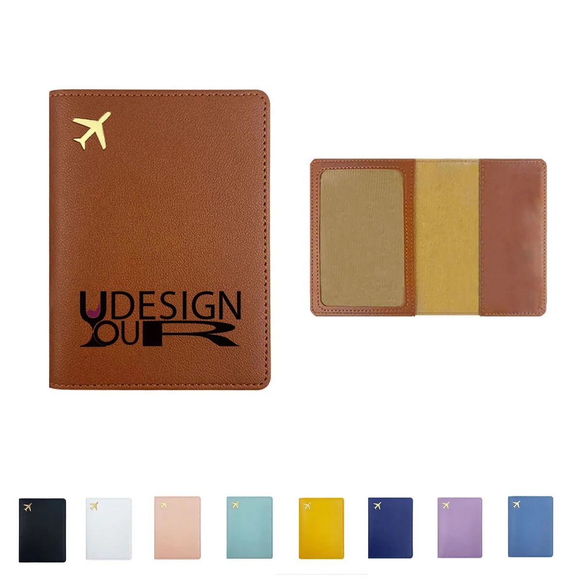 Durable PU Leather Passport Holder And Travel Wallet 1