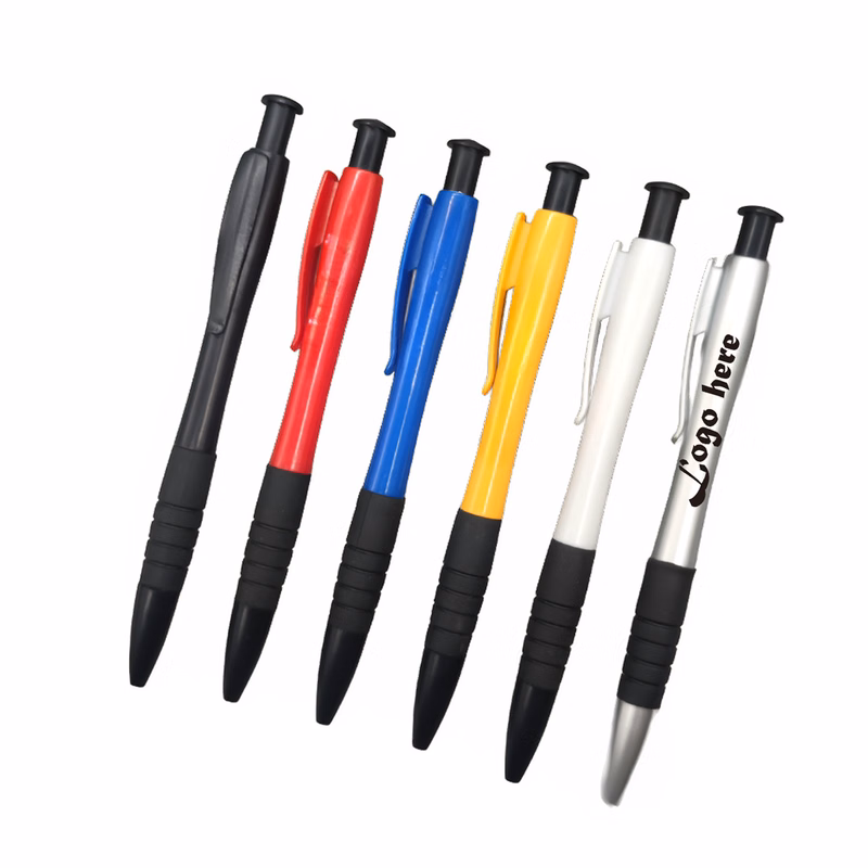 MOQ50 Personalized Plastic Ballpoint Pen Office Gift