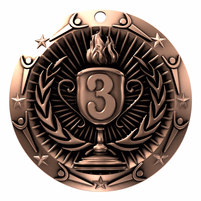 3rd Place World Class Medallion (3")