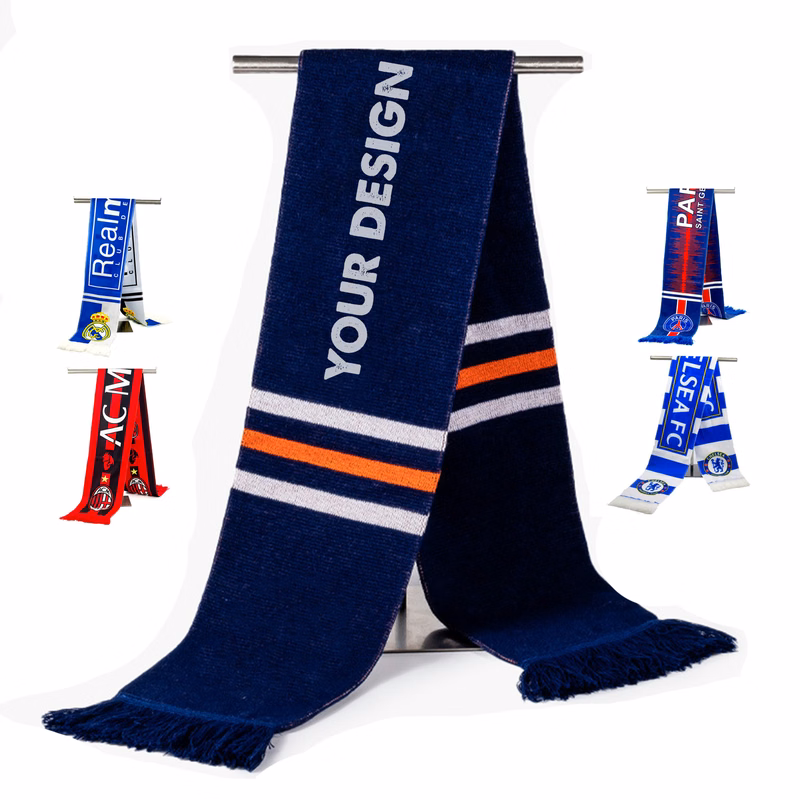 Knitted Stadium Soccer Scarf