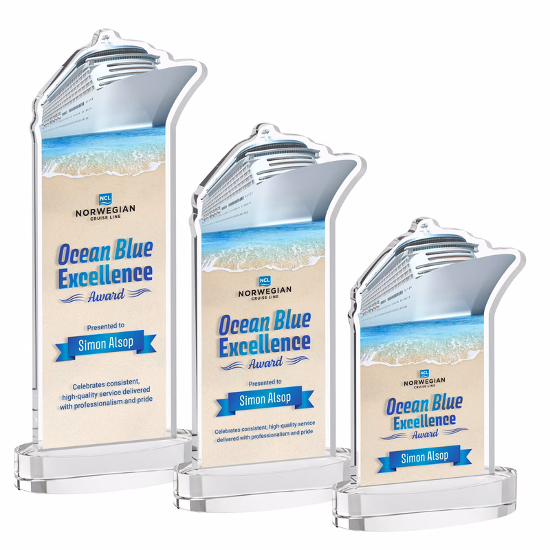 Voyager VividPrint™ Award on Alberton Base - Clear