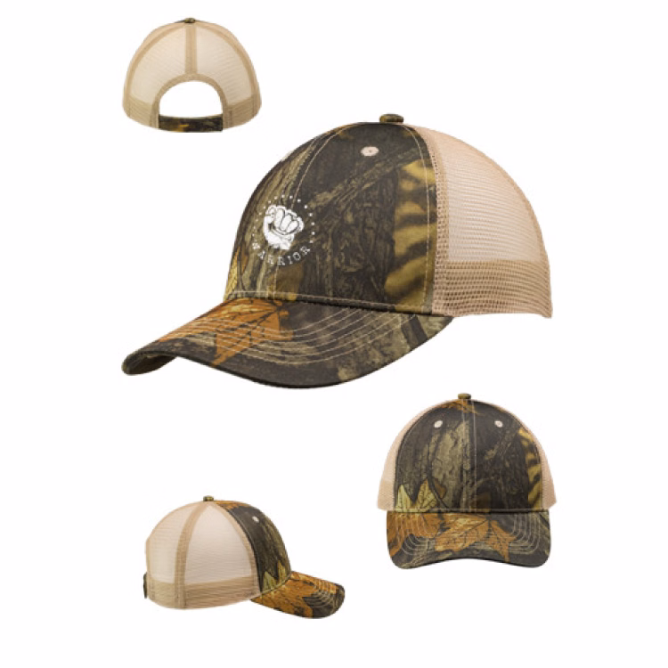 Woodland Camo Mesh Trucker Hat
