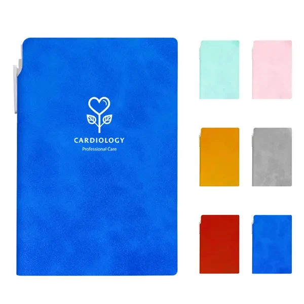A7 Soft Cover Notebook with Pen Holder 1