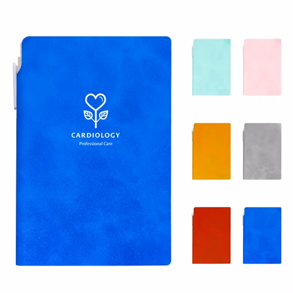 A7 Soft Cover Notebook with Pen Holder