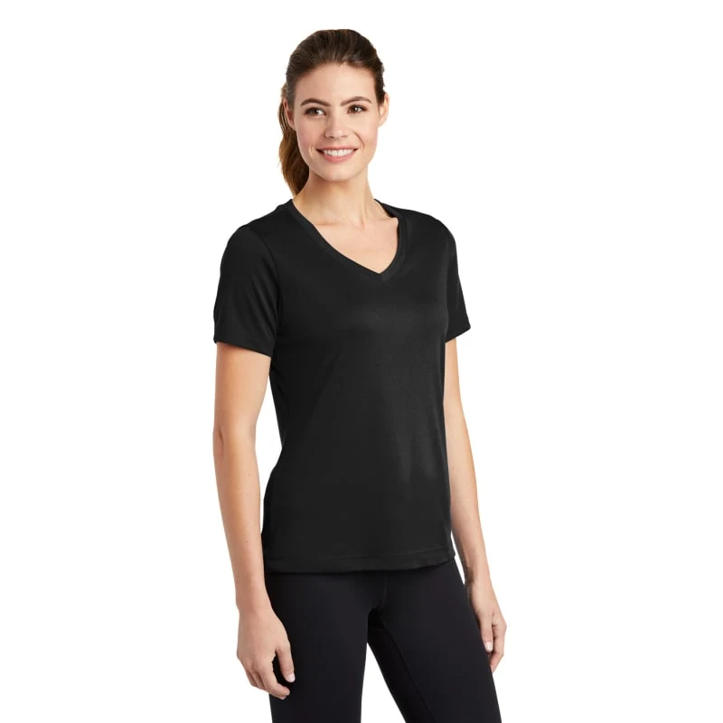 Sport-Tek Women's PosiCharge Competitor V-Neck Tee. 1