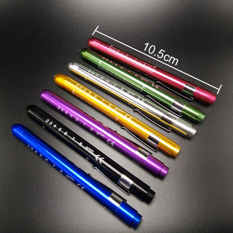 LED Medical Penlight With Pupil Gauge