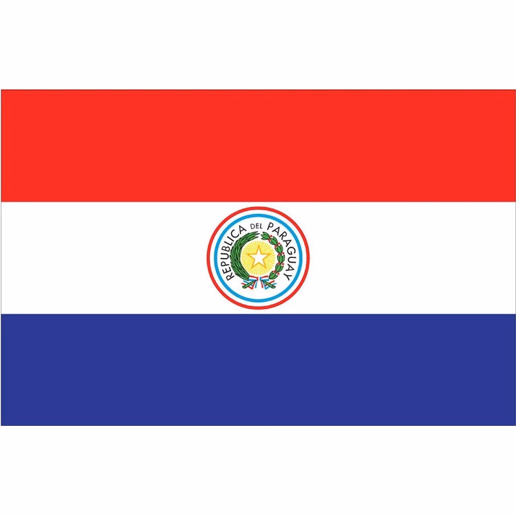Paraguay Flag - 3' x 5' - Nylon